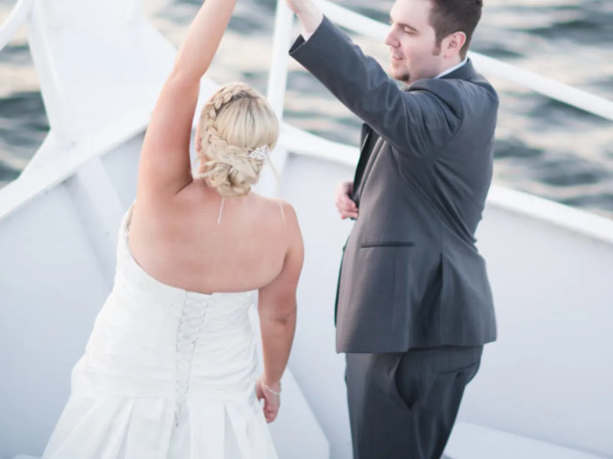 a person standing in front of water