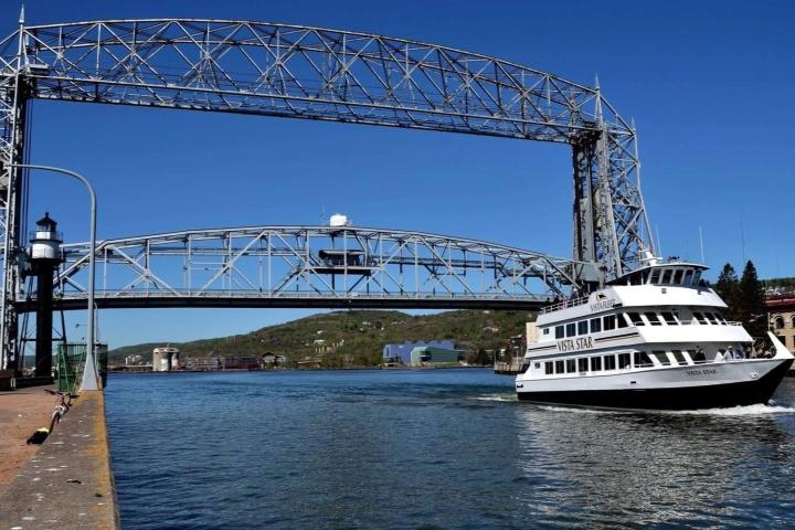 a large bridge over a body of water