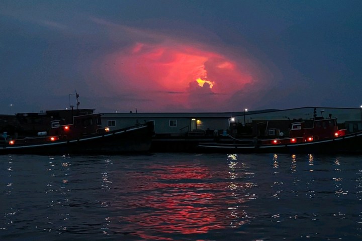 a boat on a body of water