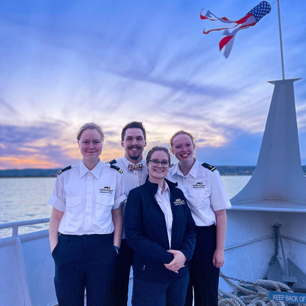 a group of people posing for a photo